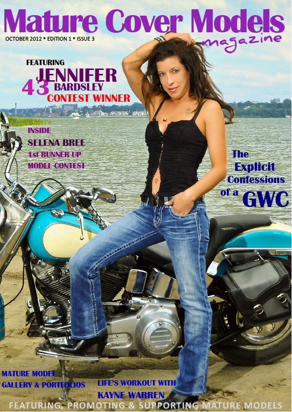 Cover Model for Mature Cover Models Magazine