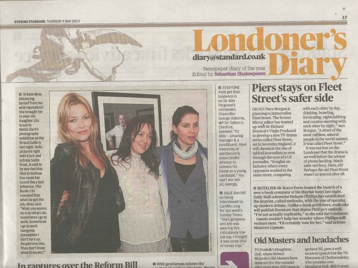 Exhibition Sir Hubert von Herkomer Arts Foundation with Kate Moss and Sadie Frost