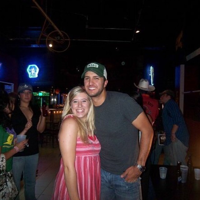 Stefani June with Luke Bryan, 2007