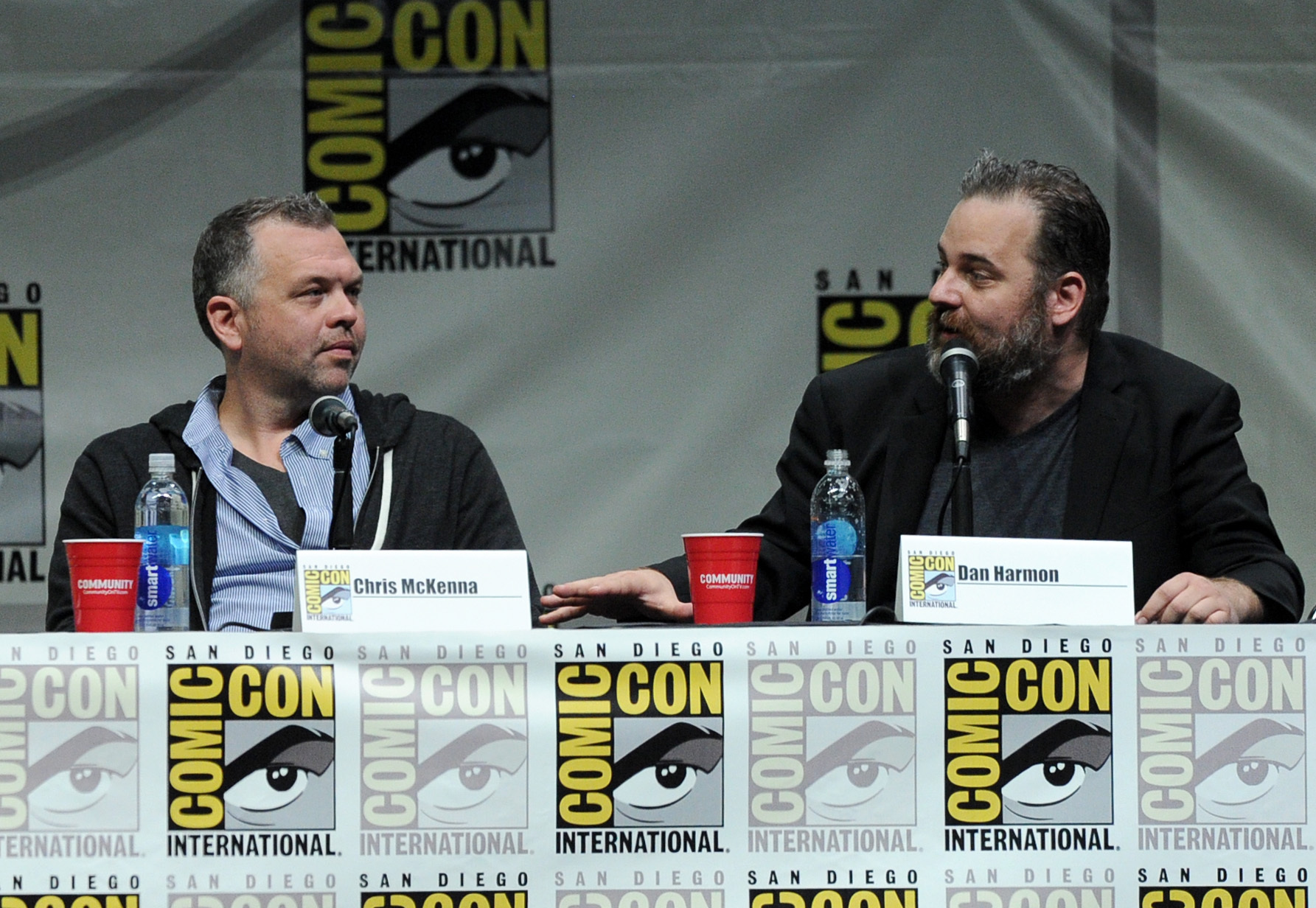 Chris McKenna and Dan Harmon at event of Community (2009)