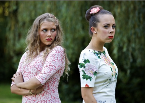 Rosa Coduri as 'Chloe' with Alices Sykes in SILENT WITNESS