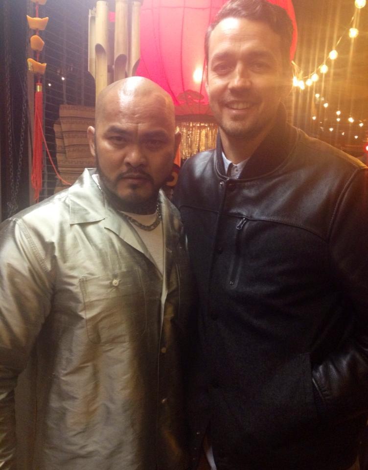 Director Rupert Sanders with Marcus Natividad on Heineken National Commerial.