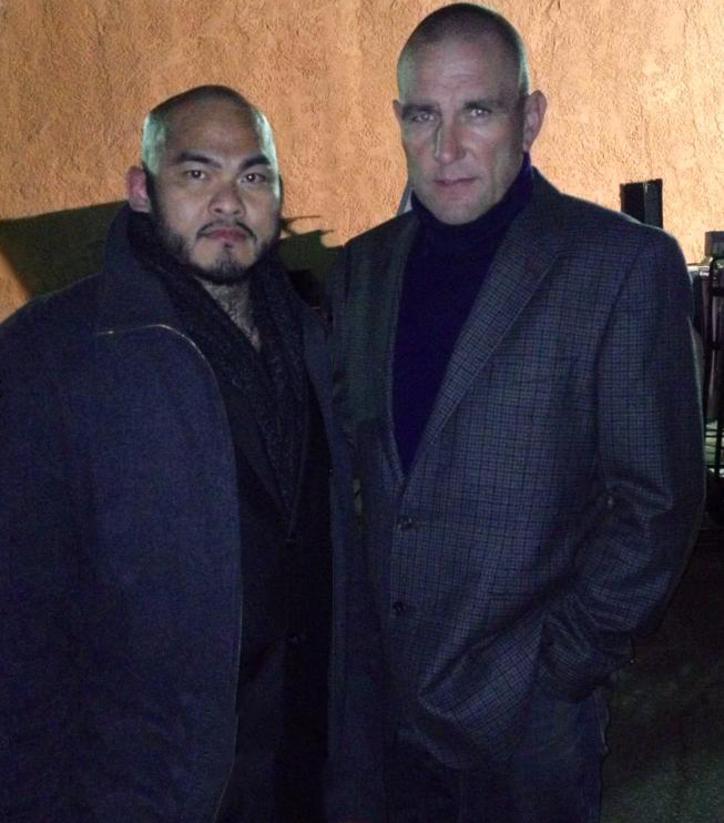 Marcus Natividad and Vinnie Jones on 