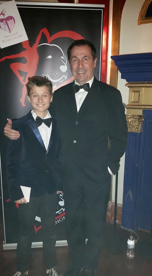 Cameron and Scott Kufske hosting the November 15, 2015 fundraising event at the Rialto Theatre in Montreal.