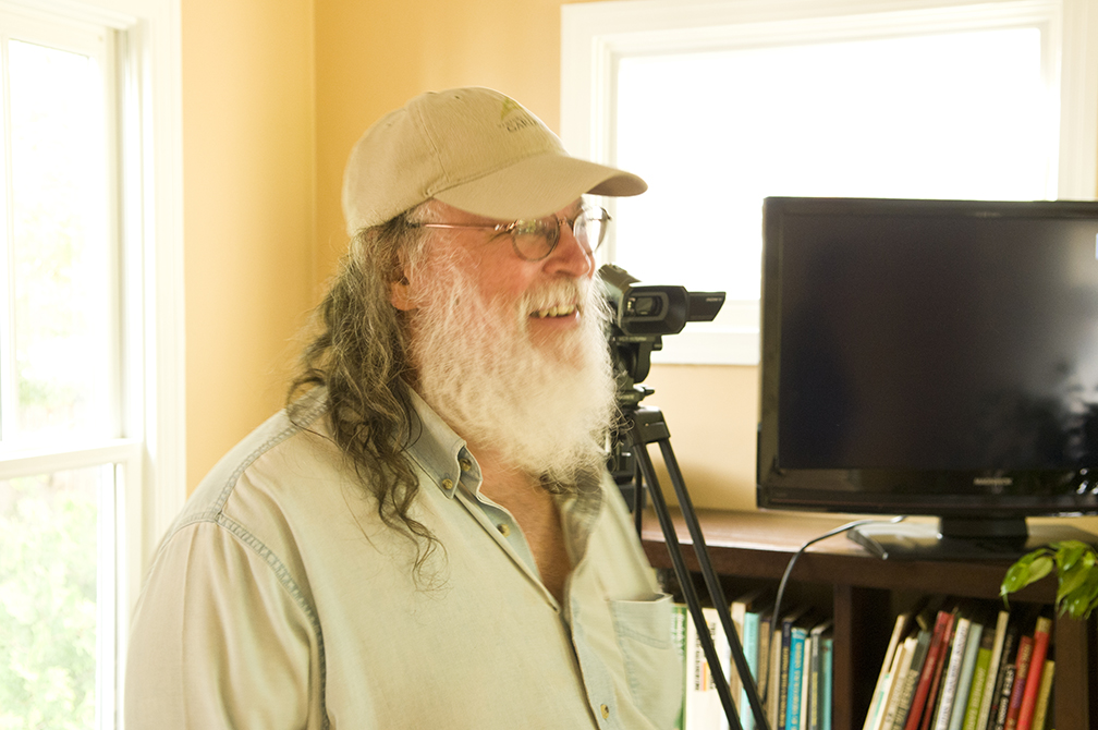 Michael Beeler on the set of THENOSHOWS a production of A Main Street Child Production.