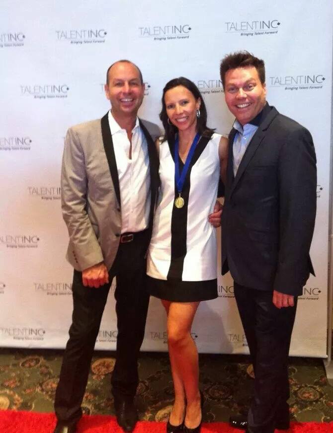 Red carpet with Talent INC Canada co-founders Doug Sloan & John F. Stevens. Canadian National Conference 2013.