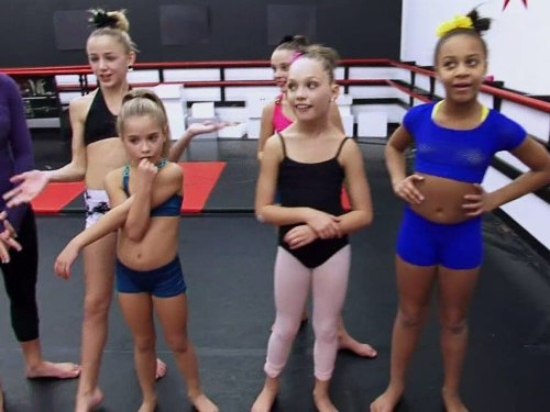 Still of Maddie Ziegler, Mackenzie Ziegler, Chloe Lukasiak, Nia Sioux Frazier and Kendall Vertes in Dance Moms (2011)