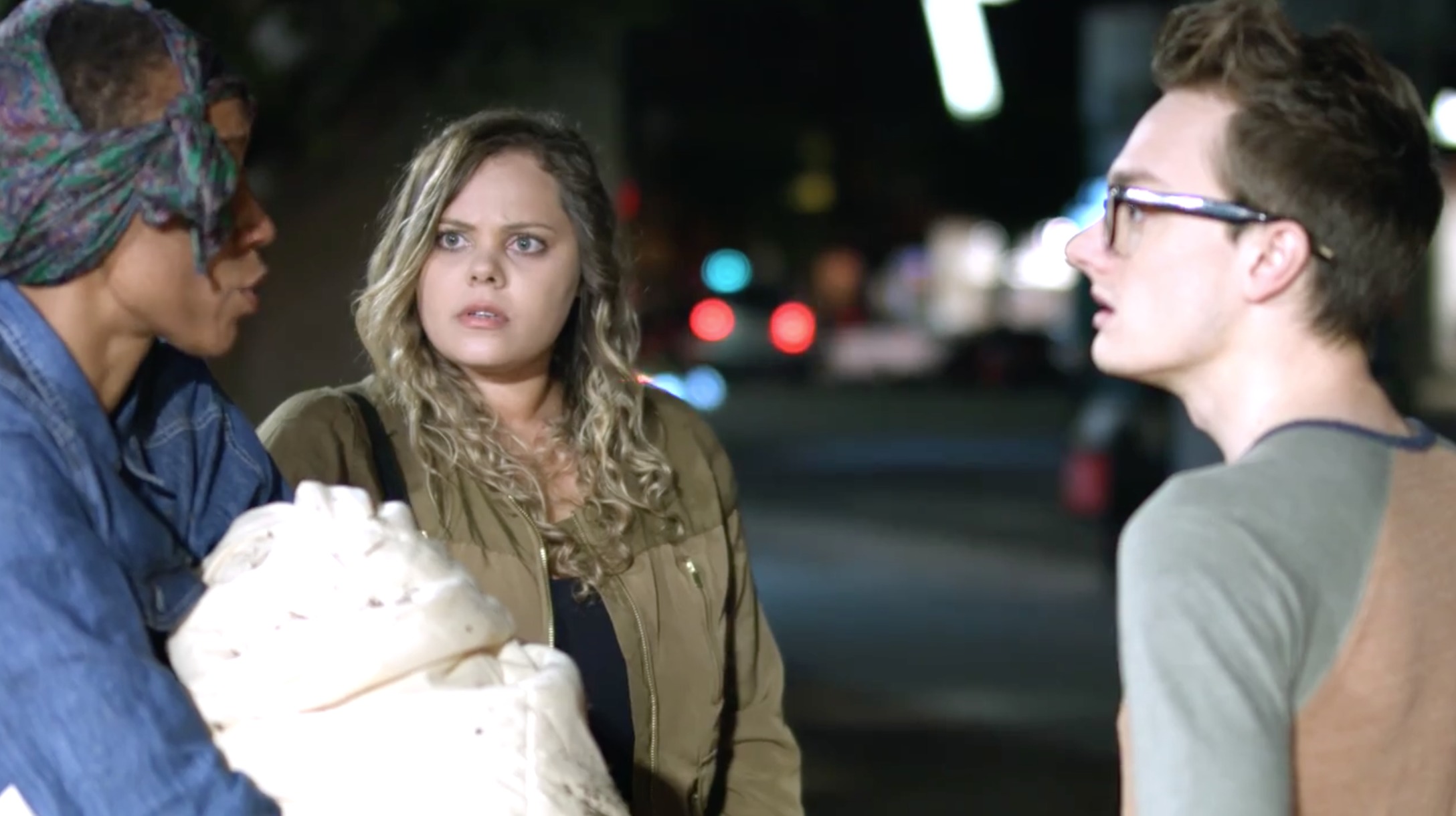 Still of Rose Marie Brown, Cody Collier, and Tarniesha Stimage in Collision (2015)
