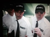 As Security Guard in Web-Series 