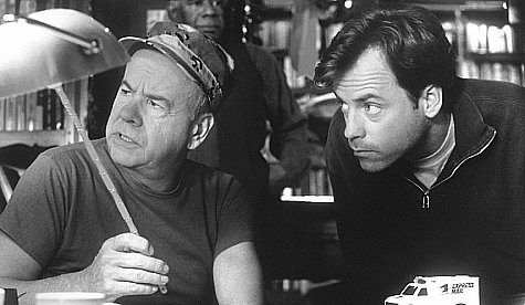 Still of Greg Kinnear and Tim Conway in Dear God (1996)