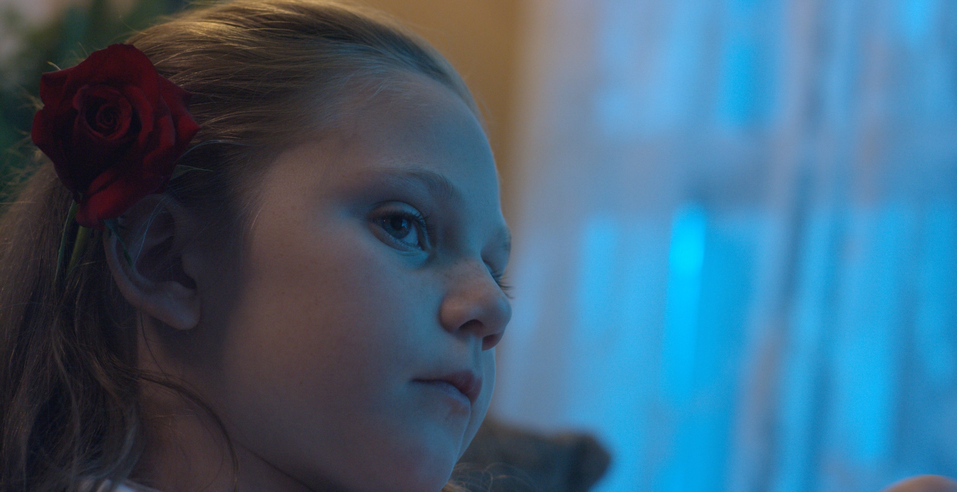 Lily Brooks O'Briant in the role of Emma. Still image from the trailer shoot.