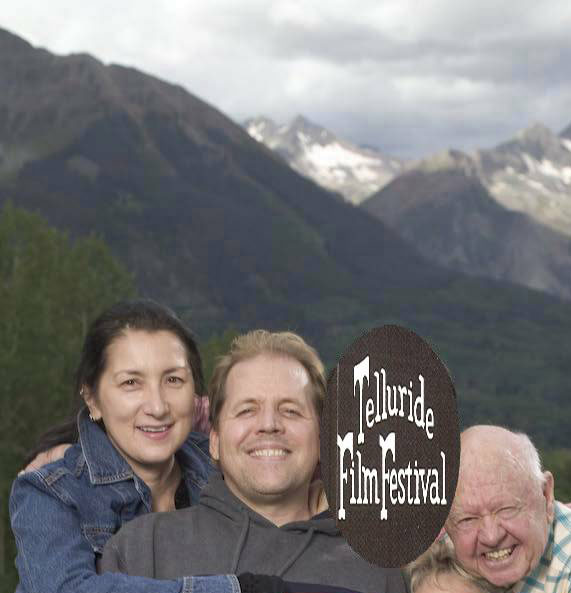 Mickey Rooney, son Mark Rooney and Mark's wife Charlene. Telluride Film Festival 2005