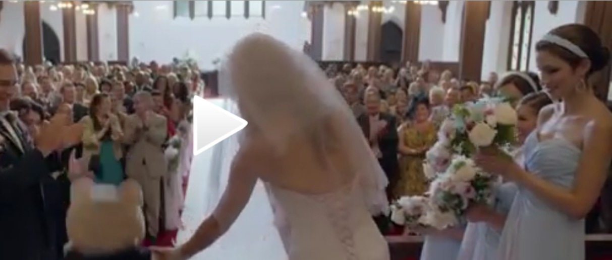 Lorna J Brunelle in the yellow dresss, Ted 2 trailer