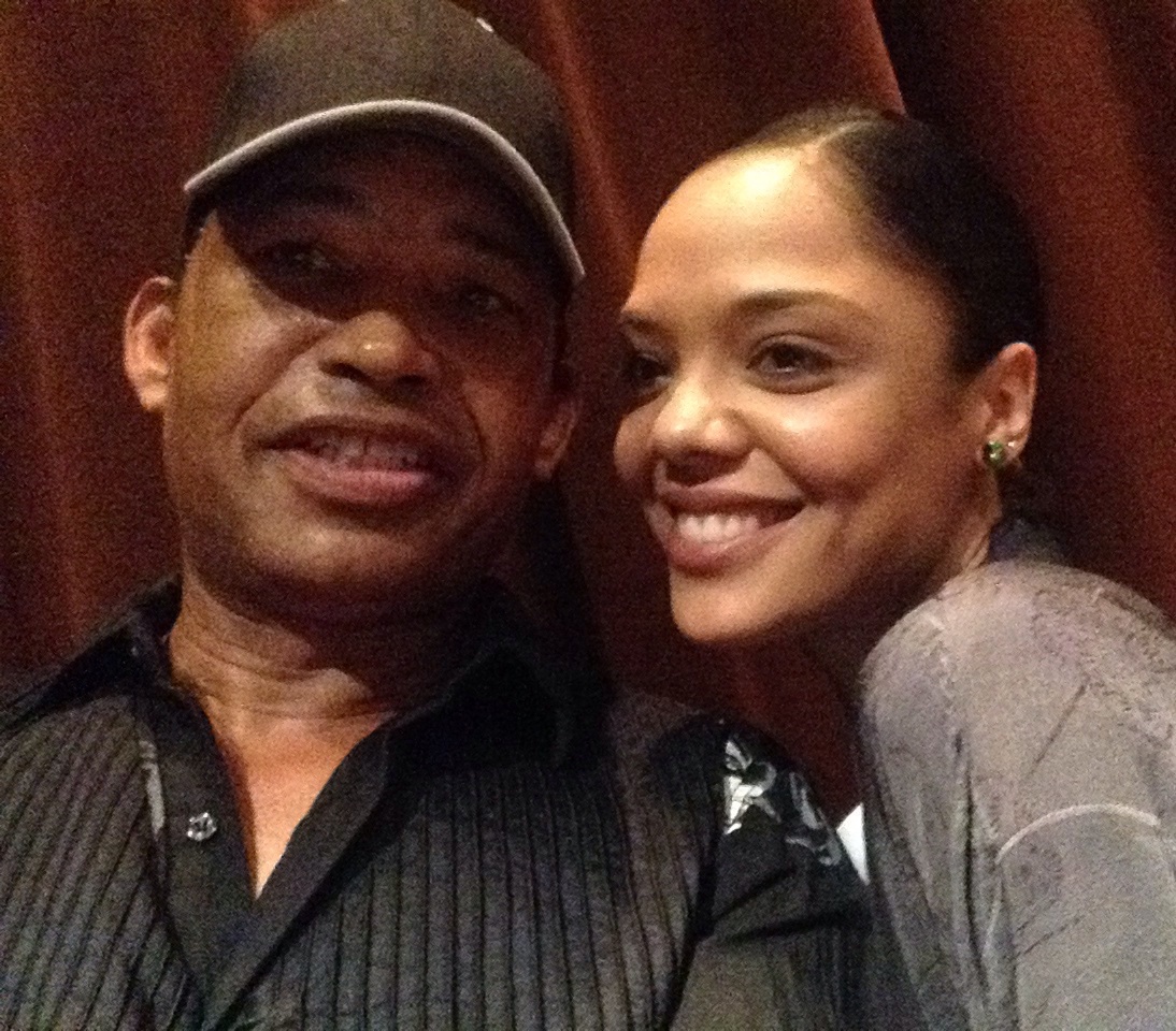 With Tessa Thompson from 