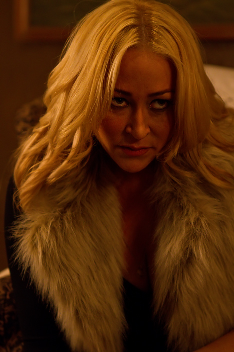jennifer blanc - biehn as kat in she rises with michael biehn and angus macfadyen , daisy mccrackin and directed by larry wade carrell for blanc biehn productions