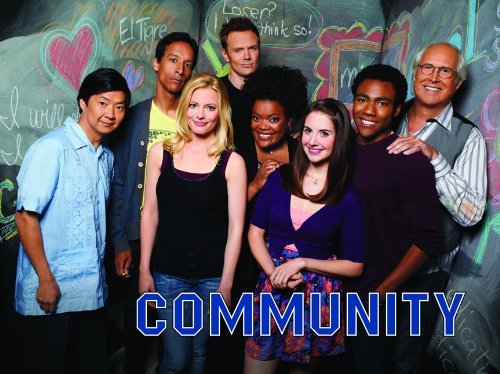 Chevy Chase, Ken Jeong, Joel McHale, Yvette Nicole Brown, Alison Brie, Gillian Jacobs, Danny Pudi and Donald Glover in Community (2009)