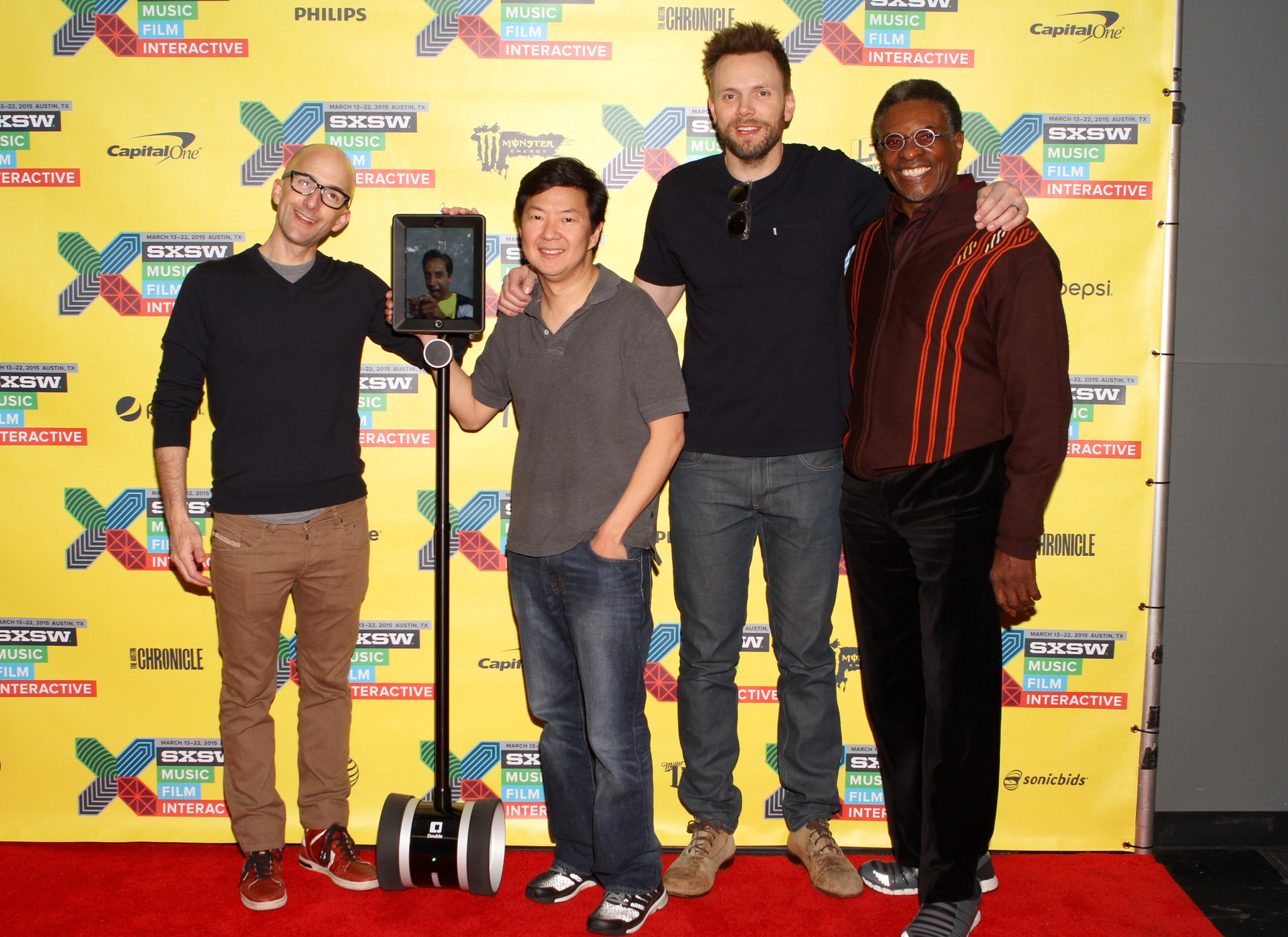 Keith David, Ken Jeong, Joel McHale and Jim Rash at event of Community (2009)