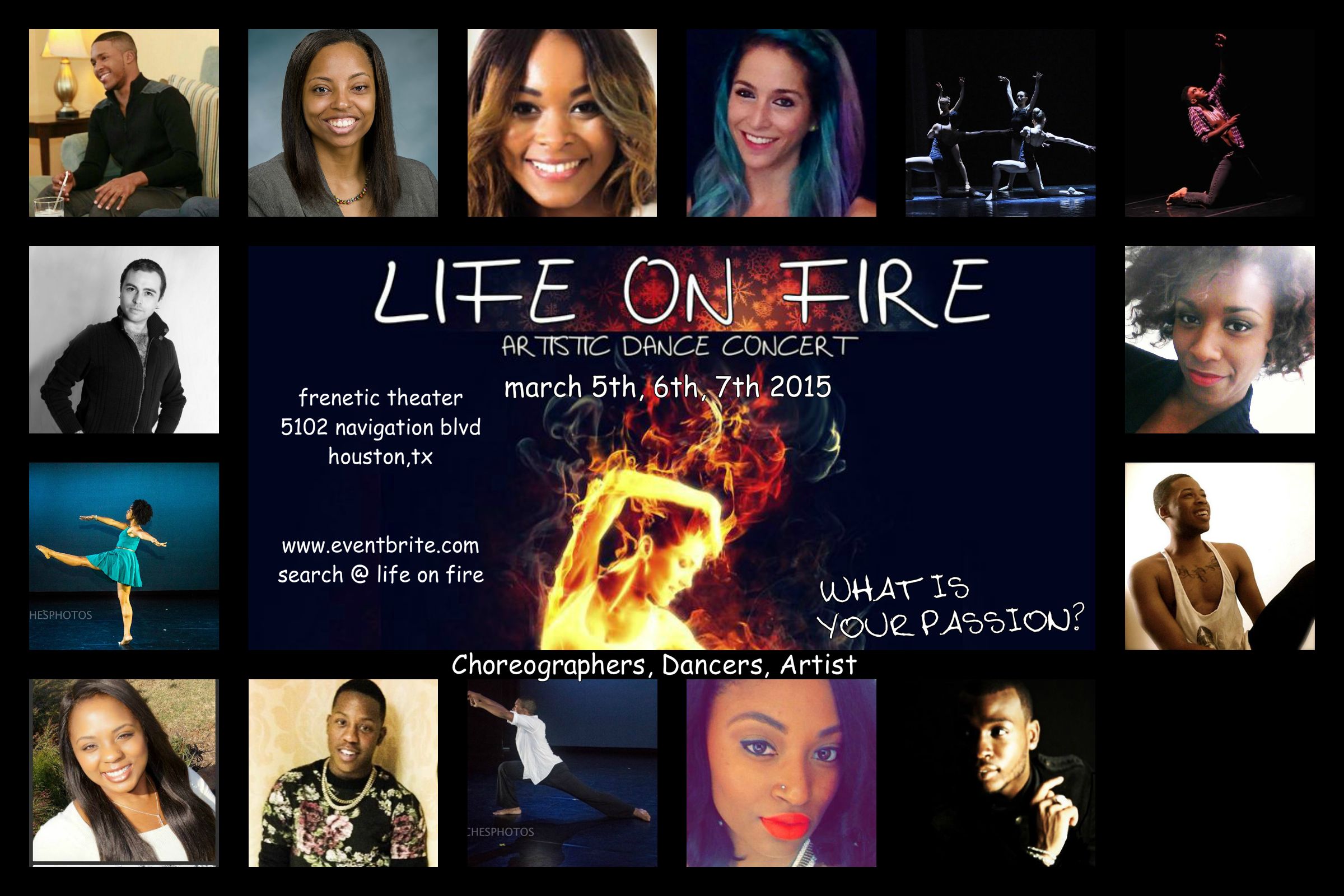 LIFE ON FIRE: ARTISTIC DANCE CONCERT. FEATURED CAROLANN COOPER & DANCE FIT STUDIO