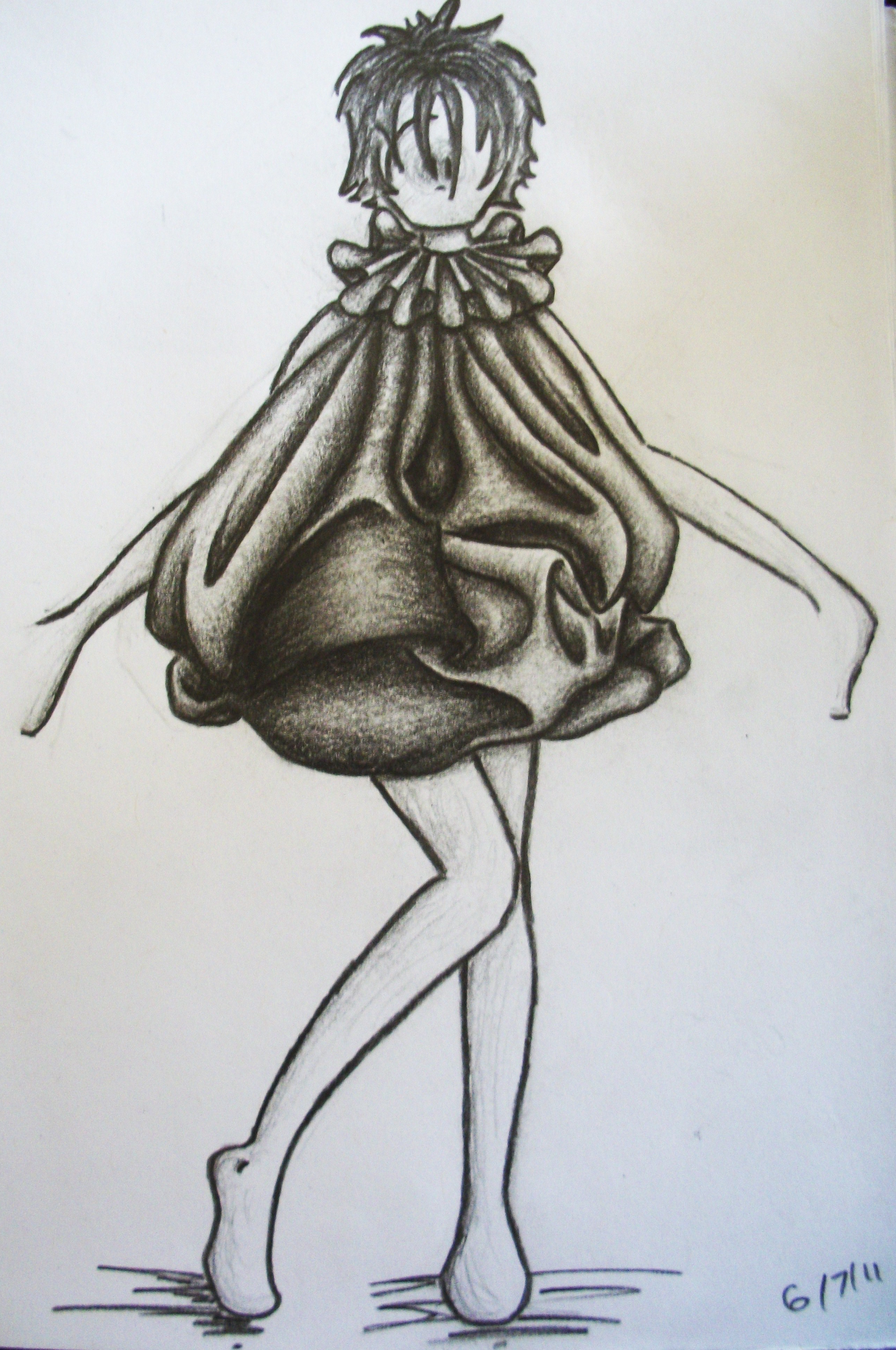 A drawing/costume design of mine. (2011)