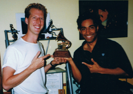 Mike & Nestor Torres with Grammy for Best Pop Instrumental Album; mixing and recording work on 