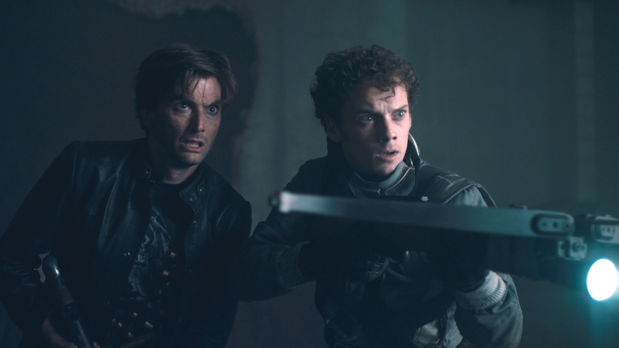 Still of David Tennant and Anton Yelchin in Fright Night (2011)