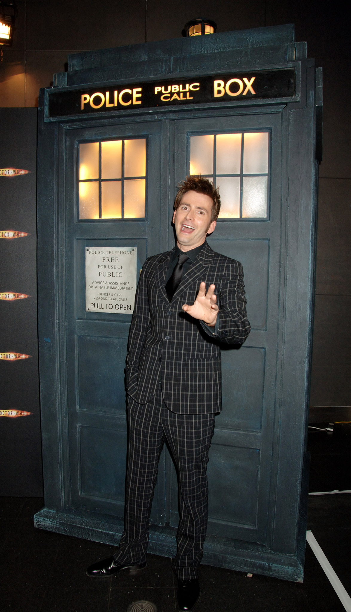 Actor David Tennant attends the gala screening of the 'Doctor Who' Christmas episode at the Science Museum December 18, 2007 in London, England.