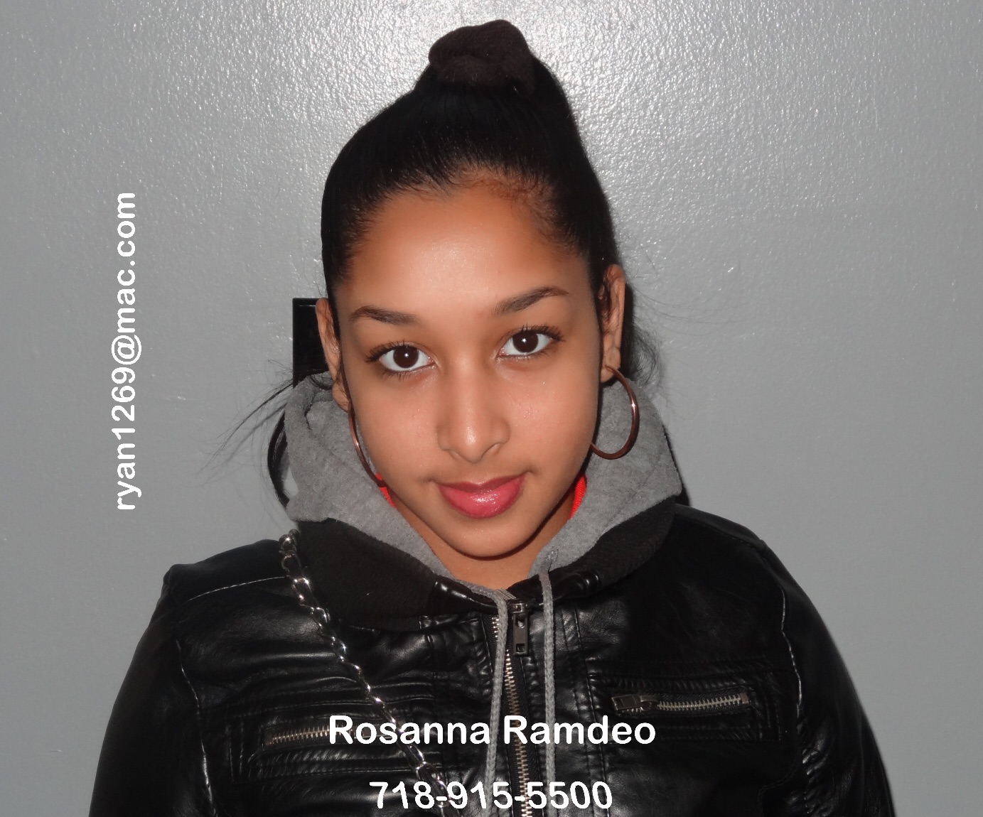 Rosanna Ramdeo modeling
