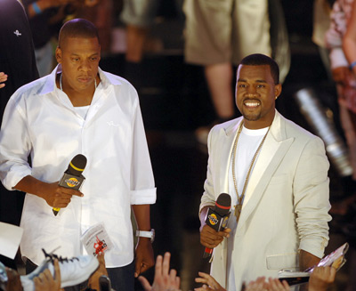 Jay Z and Kanye West