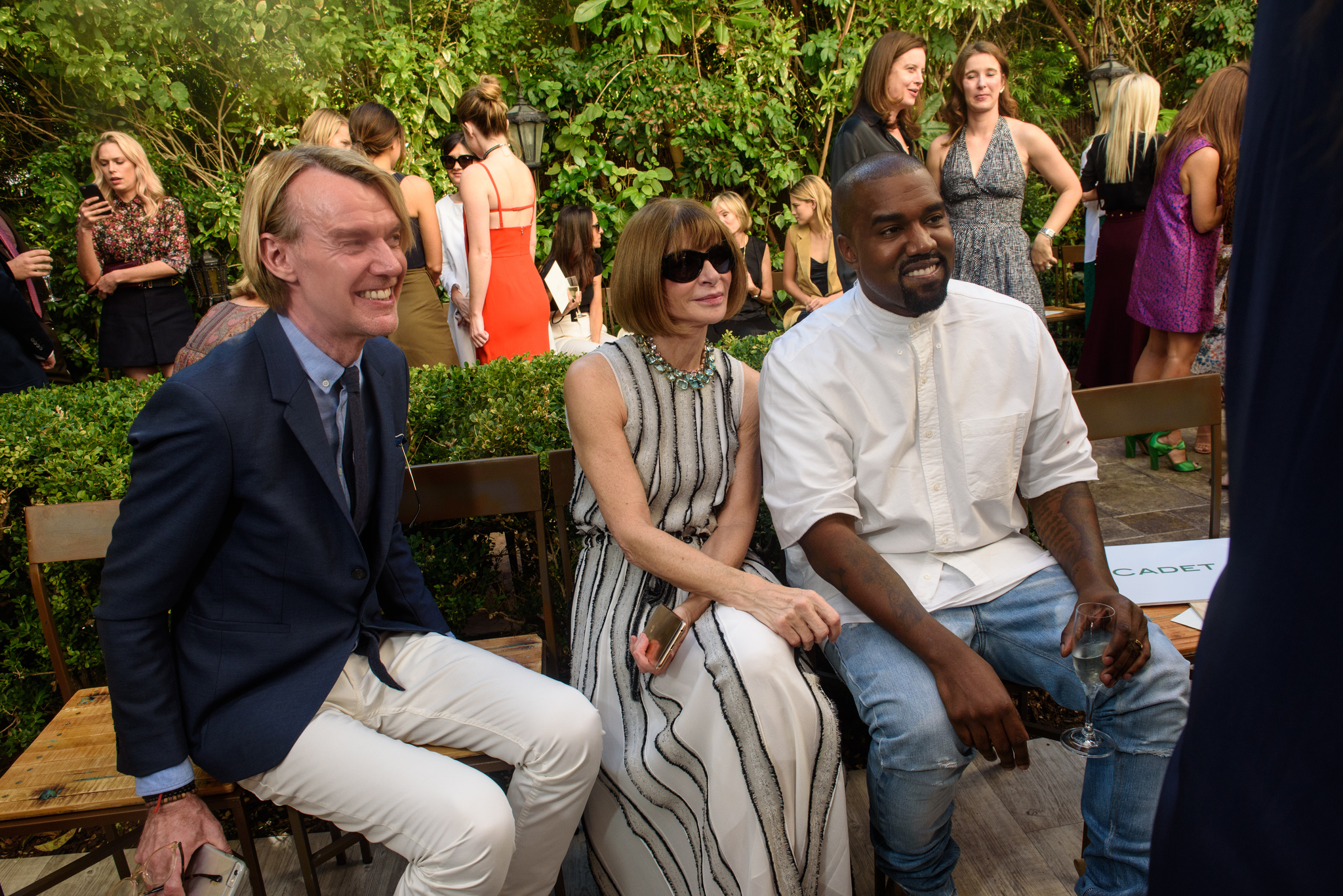 Still of Kanye West, Anna Wintour and Ken Downing in The Fashion Fund (2014)