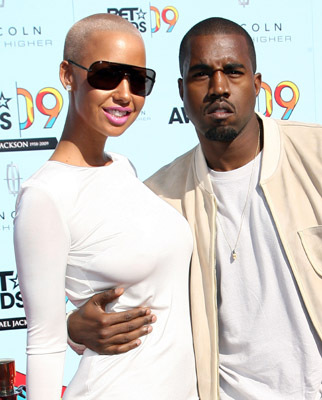 Kanye West and Amber Rose