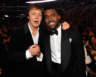 Paul McCartney and Kanye West