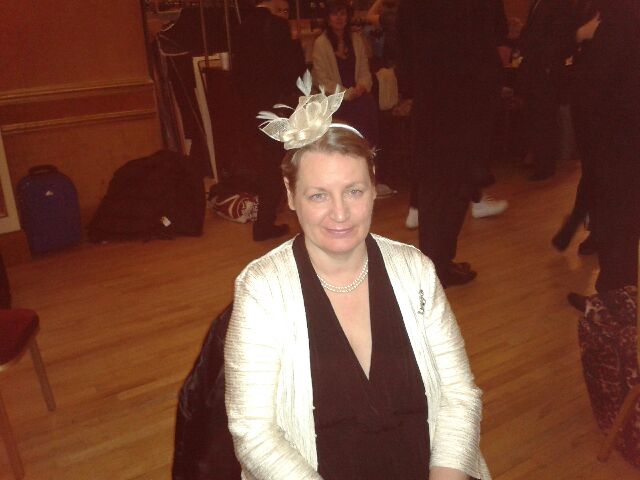 This is Cathy Henderson in the Gold Room at the Rivoli Ballroom waiting to do a scene for 