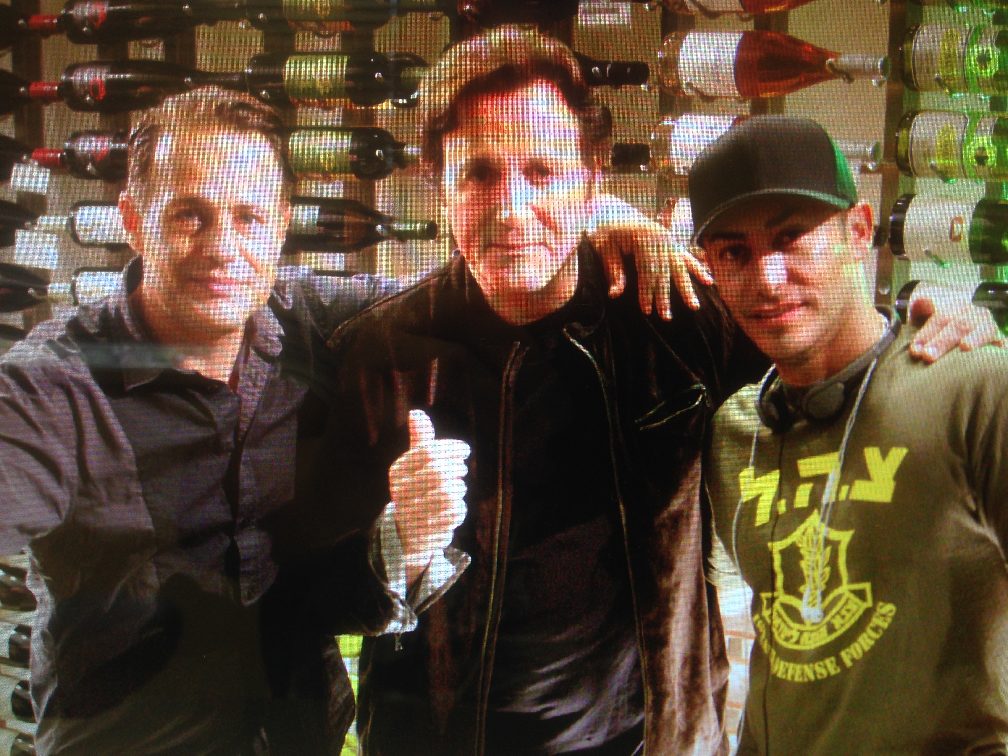 Louis Mandylor, Frank Stallone & Anthony Cohen