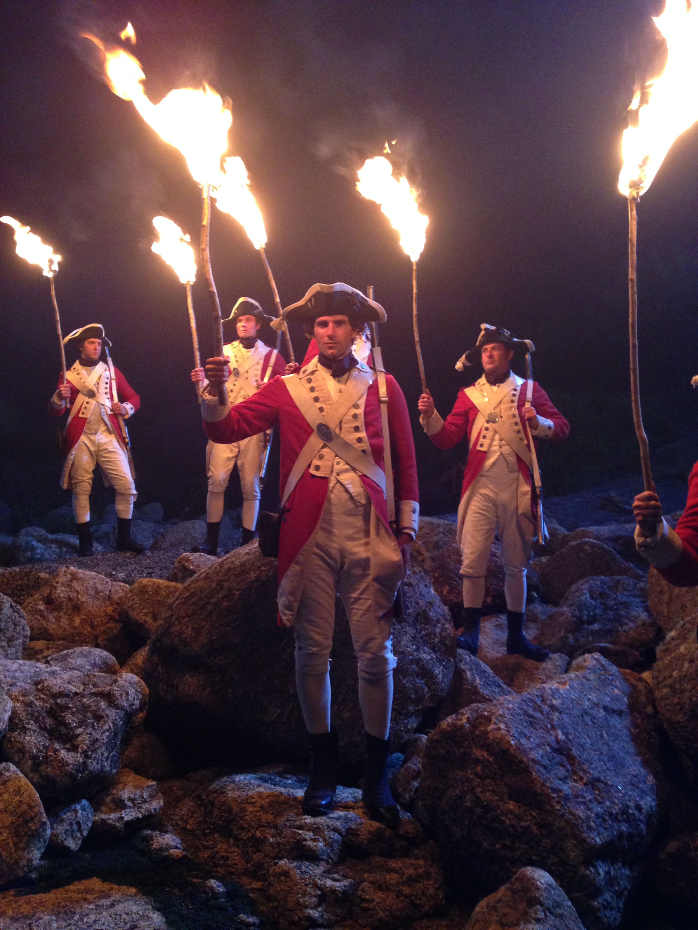 Tim Seyfert (center) in the BBC series POLDARK.