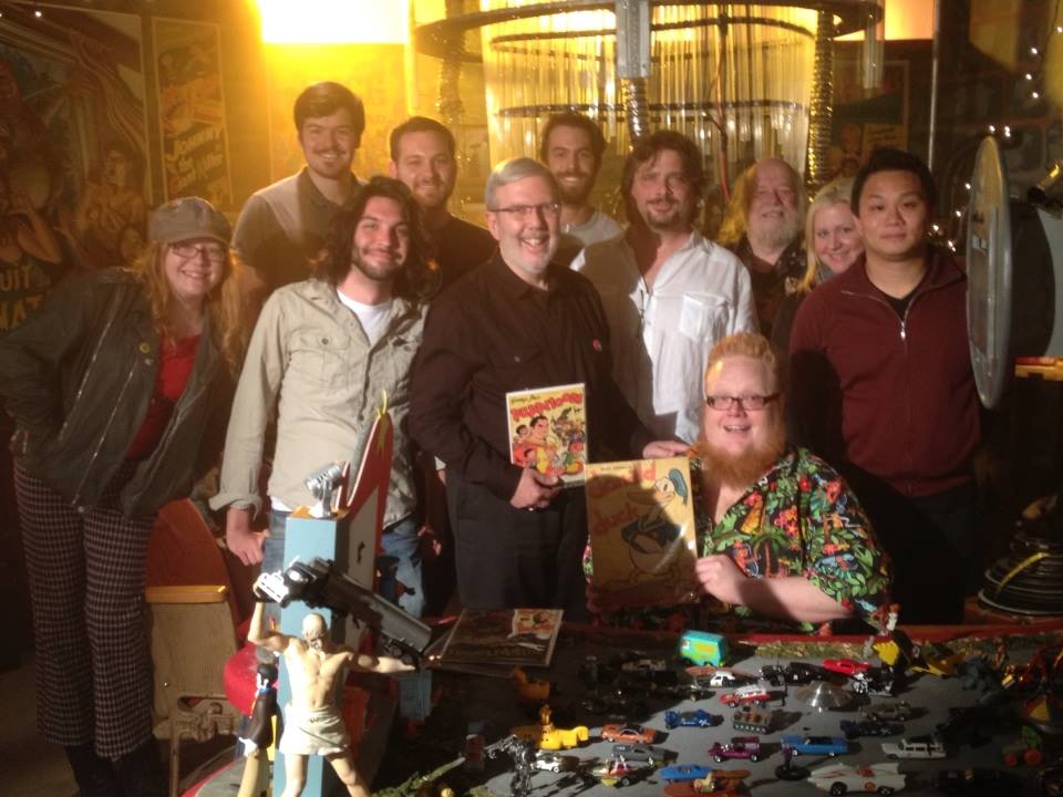 Leonard Maltin and the cast and crew of Ain't It Cool with Harry Knowles