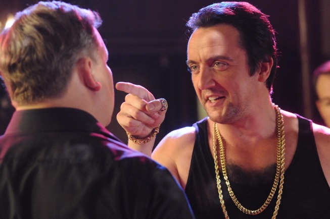 Still of Andy Richter and Peter Serafinowicz in Running Wilde (2010)