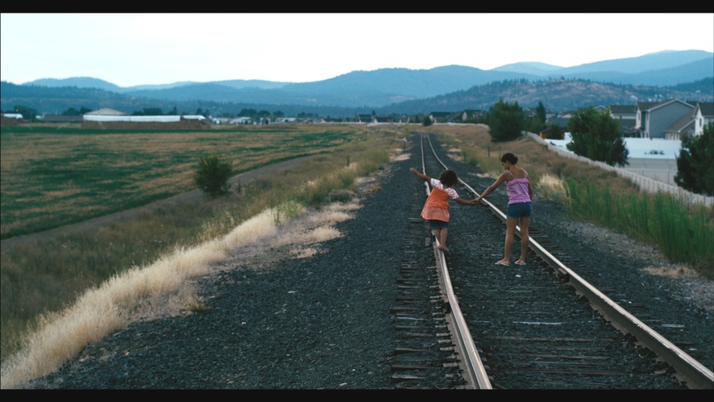 Jurnee Robinson and Kelsey Packwood on the set of BFE