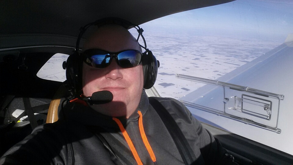 Me piloting aircraft 2015