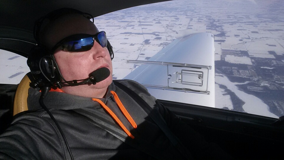 Me Piloting aircraft 2015