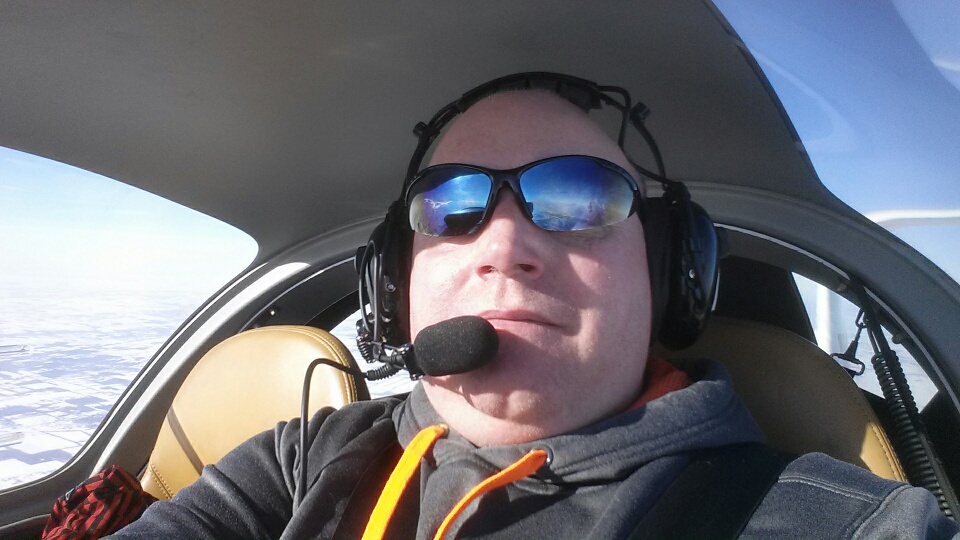 Me Piloting aircraft 2015