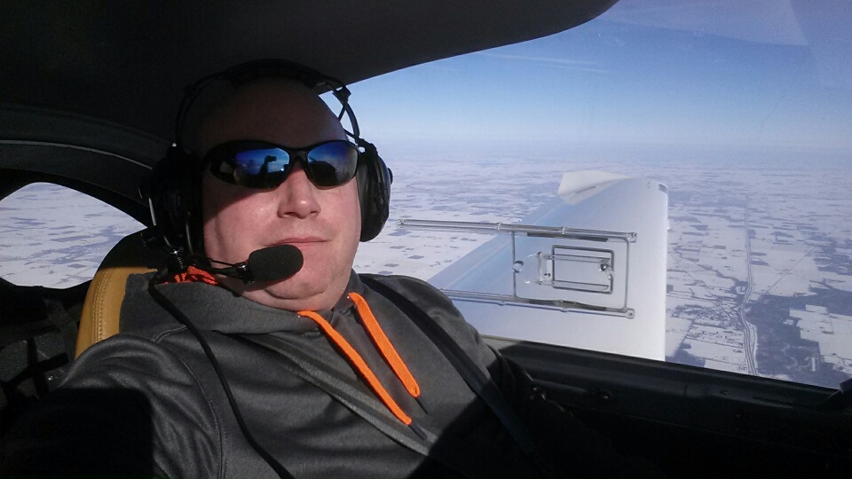 Me piloting aircraft 2015