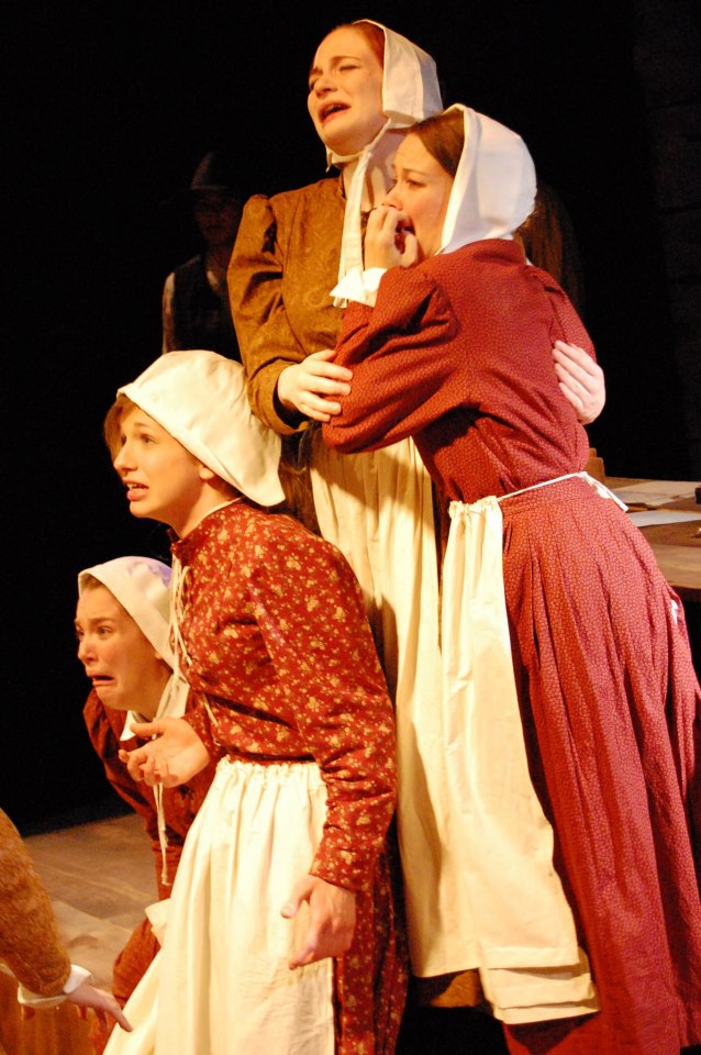 Performing in The Crucible.