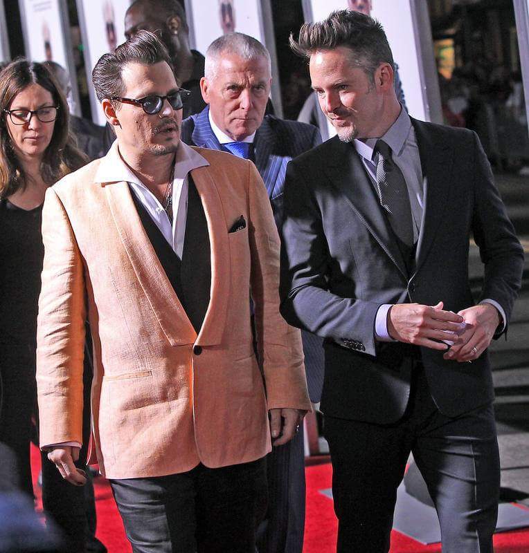 Red carpet life rolling with the homie Johnny depp