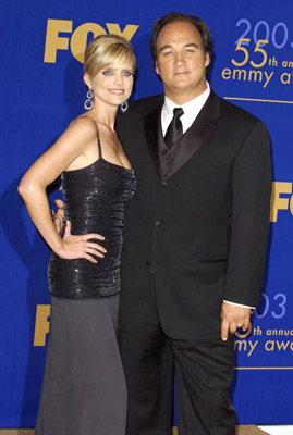 James Belushi and Courtney Thorne-Smith