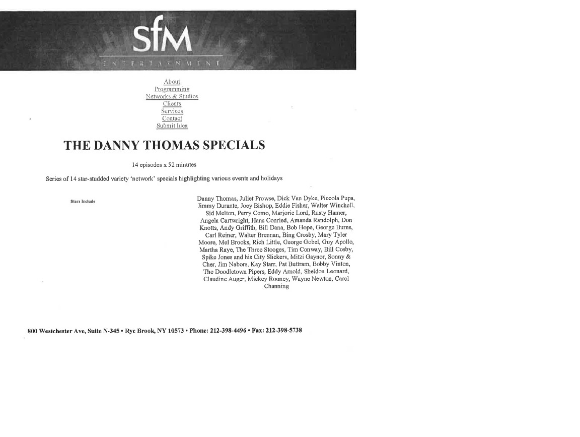 The Danny Thomas Specials
