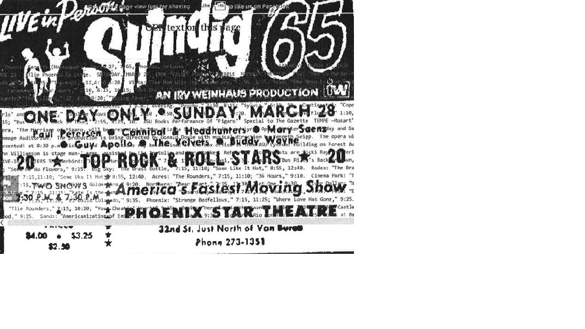 Shindig '65 Tour