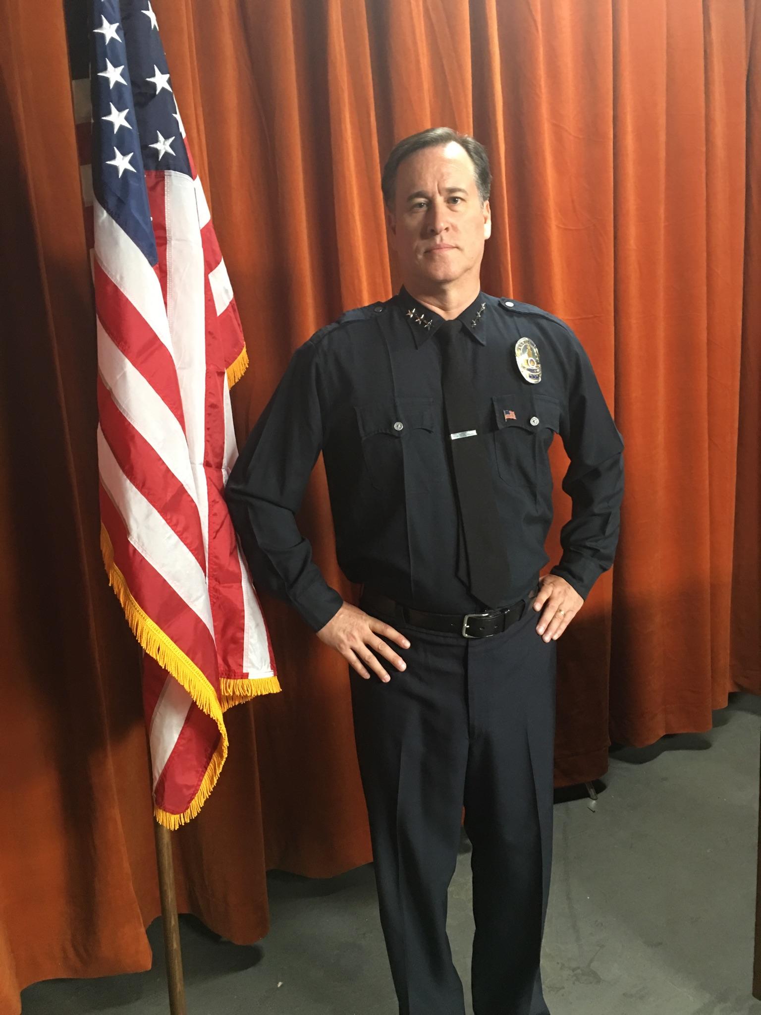 Mark Allyn as the Police Chief in 
