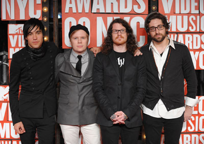 Andrew Hurley, Joseph Trohman, Patrick Stump and Pete Wentz