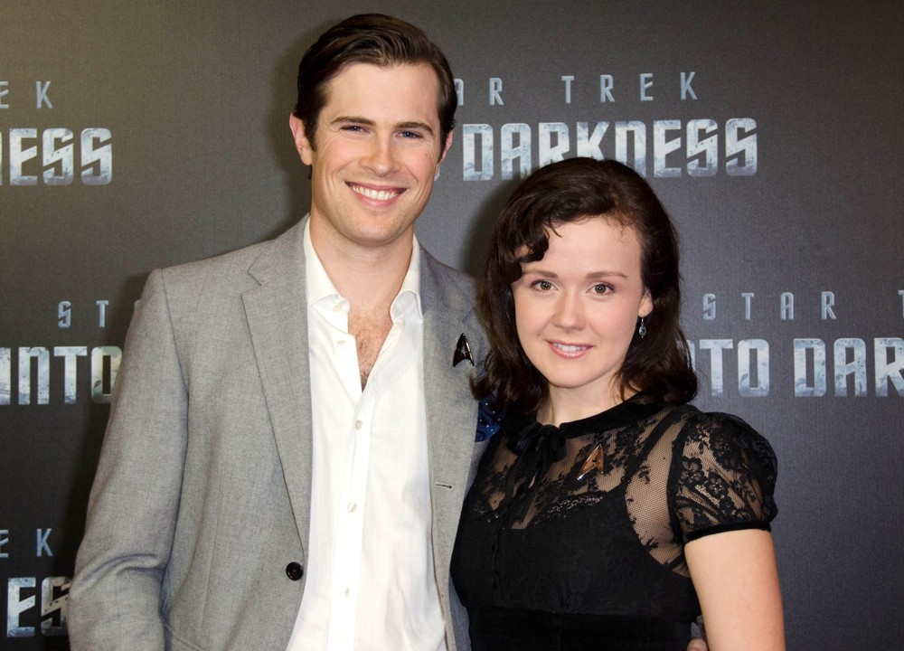 David Berry and Arianwen Parkes-Lockwood at the Australian premiere of Star Trek Into Darkness, 2013.