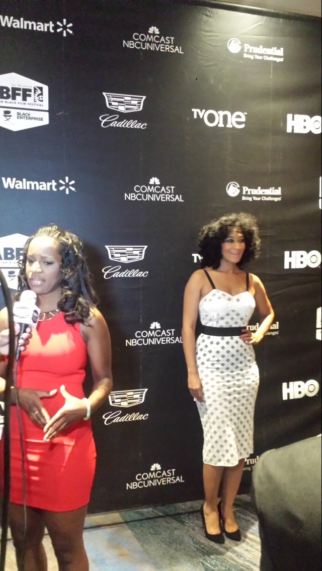 Brittney A. Thomas- Red Carpet at the ABFF Awards (2015)